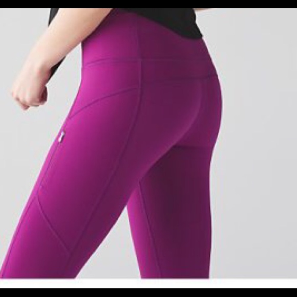 Lululemon Making Moves Tights in Plum - NWOT